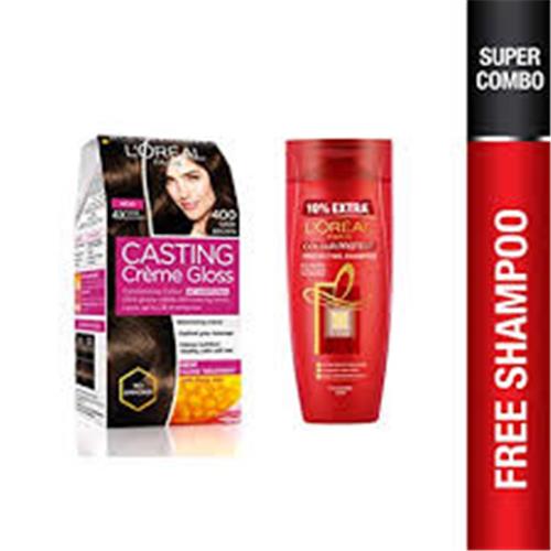 LOREAL 400 CCG DARK BROWN+SHAMPOO 175ml